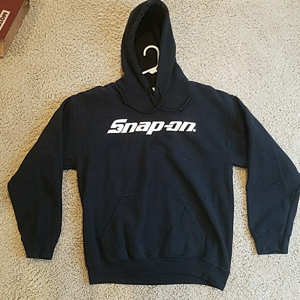 Snap on sweat shirt